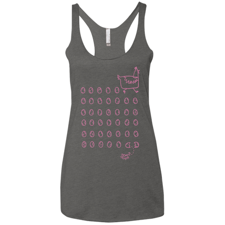 T-Shirts Premium Heather / X-Small Alien Chicken Women's Triblend Racerback Tank