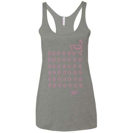 T-Shirts Venetian Grey / X-Small Alien Chicken Women's Triblend Racerback Tank