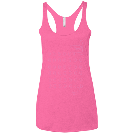 T-Shirts Vintage Pink / X-Small Alien Chicken Women's Triblend Racerback Tank