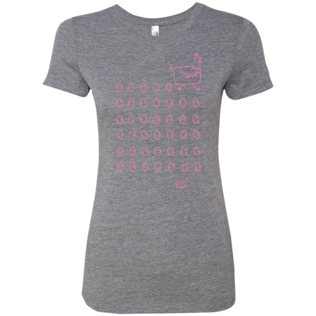T-Shirts Premium Heather / Small Alien Chicken Women's Triblend T-Shirt