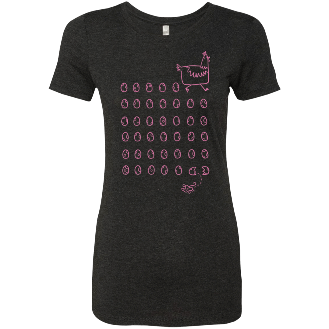 T-Shirts Vintage Black / Small Alien Chicken Women's Triblend T-Shirt