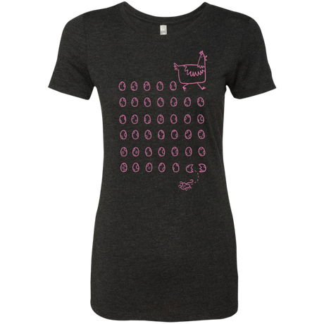 T-Shirts Vintage Black / Small Alien Chicken Women's Triblend T-Shirt