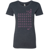 T-Shirts Vintage Navy / Small Alien Chicken Women's Triblend T-Shirt