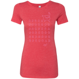 T-Shirts Vintage Red / Small Alien Chicken Women's Triblend T-Shirt