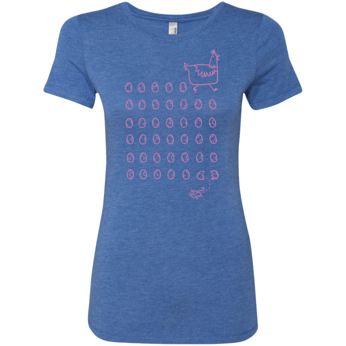 T-Shirts Vintage Royal / Small Alien Chicken Women's Triblend T-Shirt