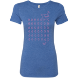 T-Shirts Vintage Royal / Small Alien Chicken Women's Triblend T-Shirt