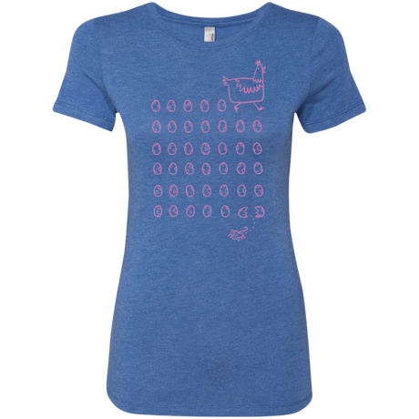 T-Shirts Vintage Royal / Small Alien Chicken Women's Triblend T-Shirt