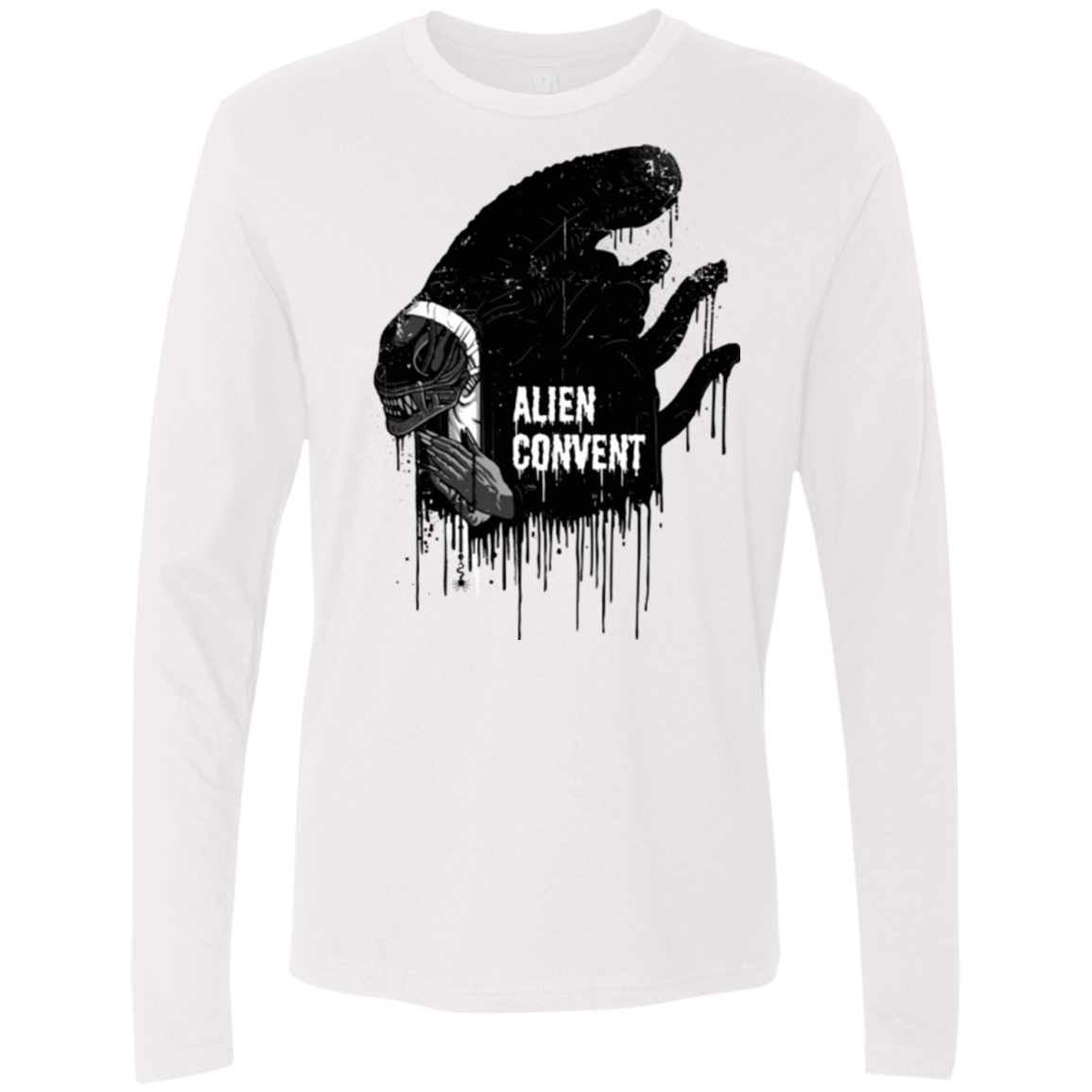 T-Shirts White / Small Alien Convent Men's Premium Long Sleeve