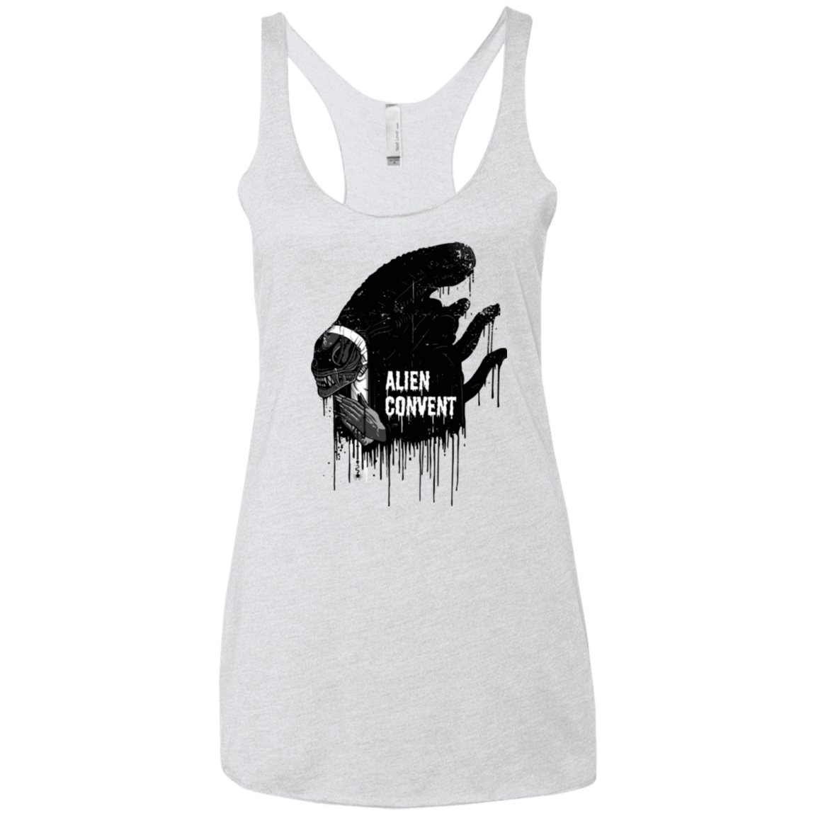 T-Shirts Heather White / X-Small Alien Convent Women's Triblend Racerback Tank