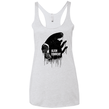 T-Shirts Heather White / X-Small Alien Convent Women's Triblend Racerback Tank