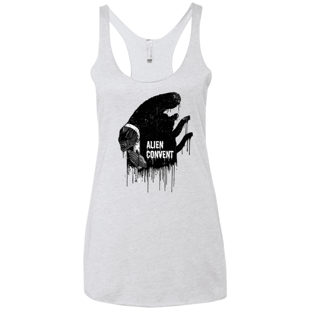 T-Shirts Heather White / X-Small Alien Convent Women's Triblend Racerback Tank
