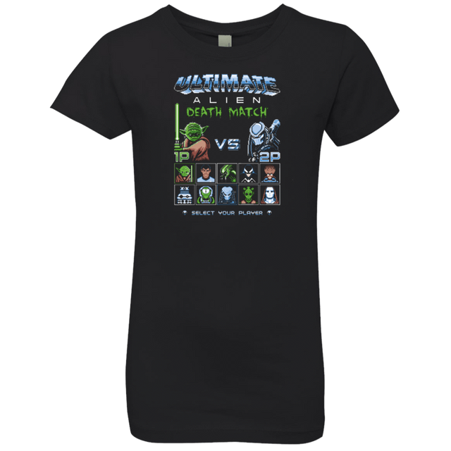 T-Shirts Black / YXS Alien Death Match Girls Premium T-Shirt
