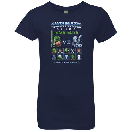 T-Shirts Midnight Navy / YXS Alien Death Match Girls Premium T-Shirt