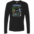 T-Shirts Black / Small Alien Death Match Men's Premium Long Sleeve