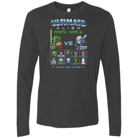 T-Shirts Heavy Metal / Small Alien Death Match Men's Premium Long Sleeve
