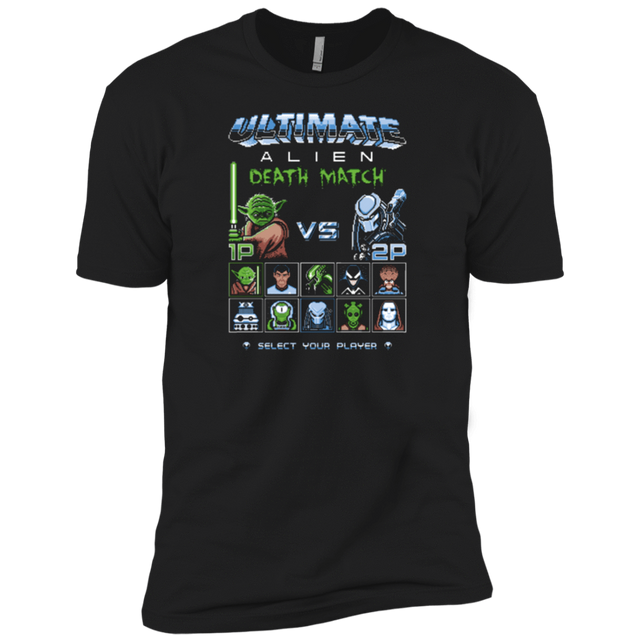 T-Shirts Black / X-Small Alien Death Match Men's Premium T-Shirt