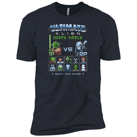 T-Shirts Indigo / X-Small Alien Death Match Men's Premium T-Shirt