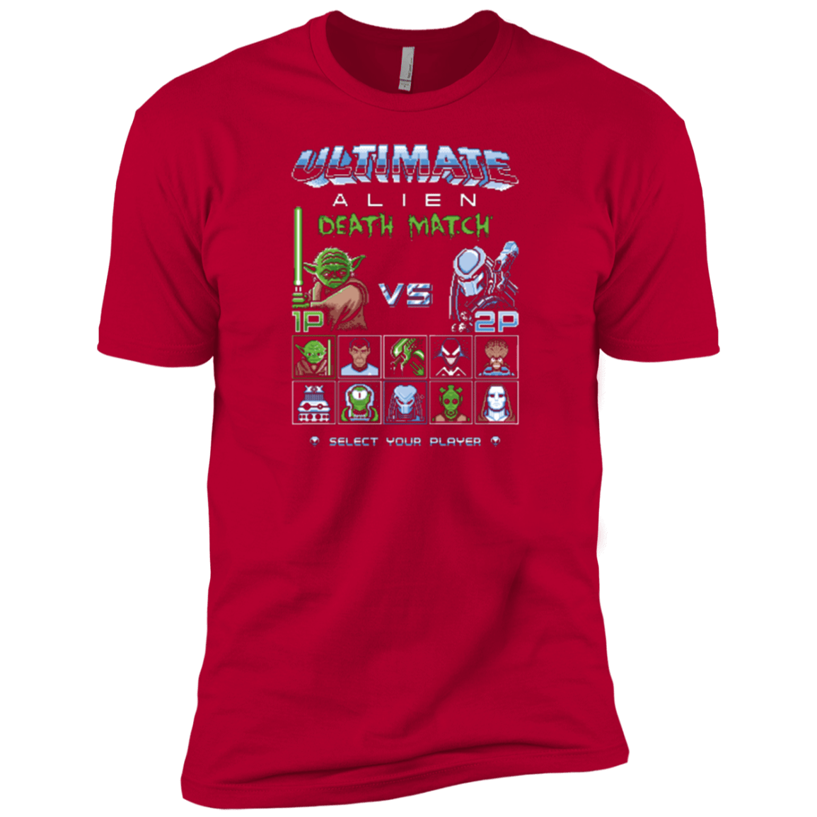 T-Shirts Red / X-Small Alien Death Match Men's Premium T-Shirt
