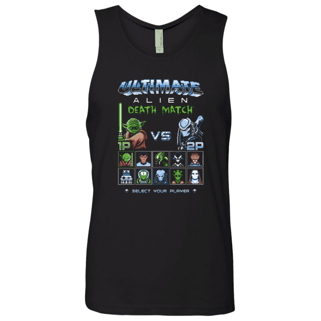 T-Shirts Black / Small Alien Death Match Men's Premium Tank Top