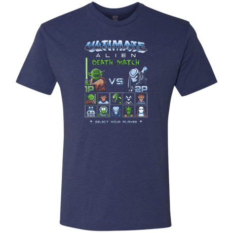 T-Shirts Vintage Navy / Small Alien Death Match Men's Triblend T-Shirt