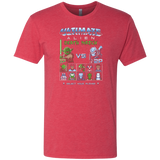 T-Shirts Vintage Red / Small Alien Death Match Men's Triblend T-Shirt