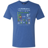 T-Shirts Vintage Royal / Small Alien Death Match Men's Triblend T-Shirt