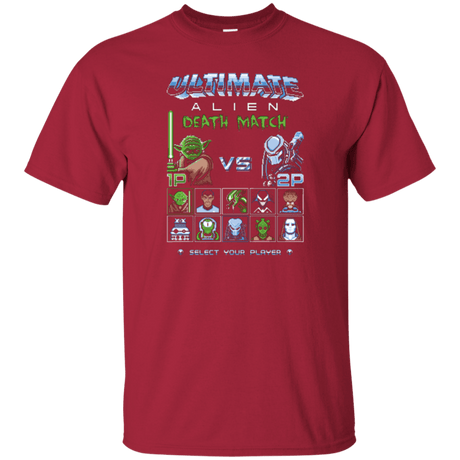 T-Shirts Cardinal / Small Alien Death Match T-Shirt