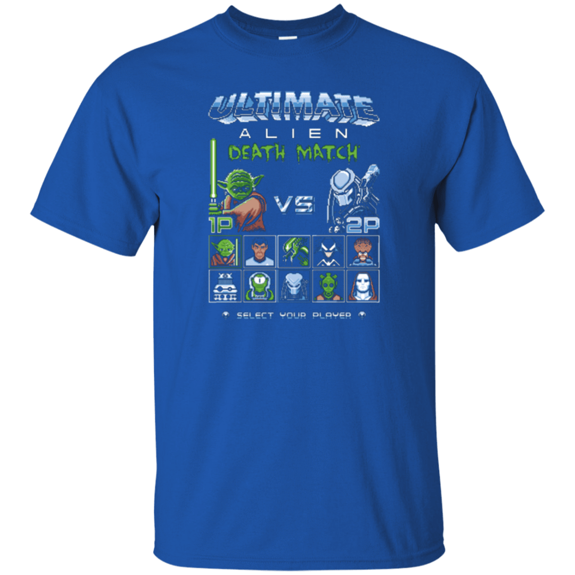 T-Shirts Royal / Small Alien Death Match T-Shirt
