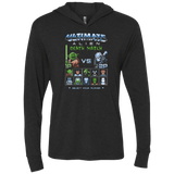 T-Shirts Vintage Black / X-Small Alien Death Match Triblend Long Sleeve Hoodie Tee