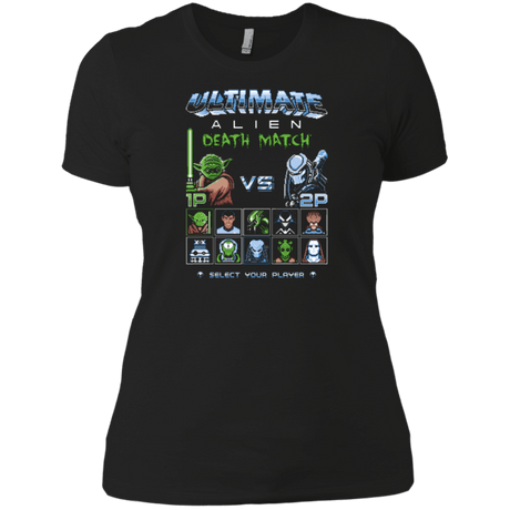 T-Shirts Black / X-Small Alien Death Match Women's Premium T-Shirt