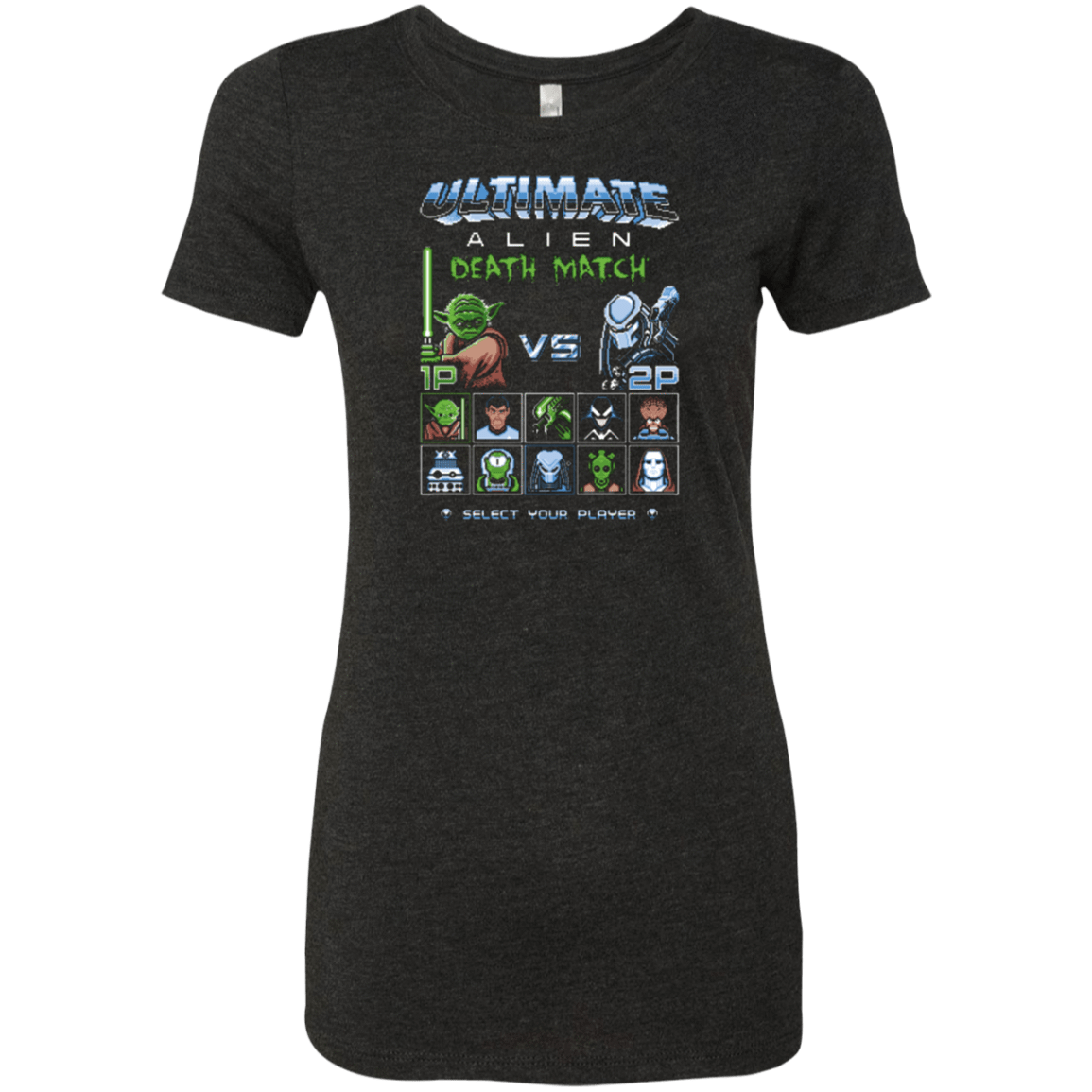 T-Shirts Vintage Black / Small Alien Death Match Women's Triblend T-Shirt