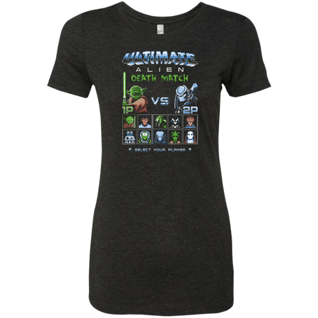 T-Shirts Vintage Black / Small Alien Death Match Women's Triblend T-Shirt