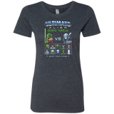 T-Shirts Vintage Navy / Small Alien Death Match Women's Triblend T-Shirt