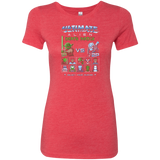 T-Shirts Vintage Red / Small Alien Death Match Women's Triblend T-Shirt