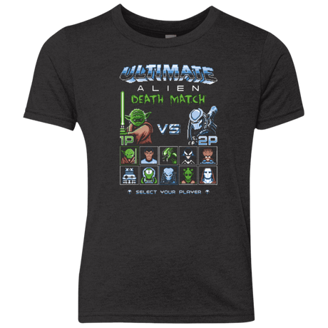 T-Shirts Vintage Black / YXS Alien Death Match Youth Triblend T-Shirt