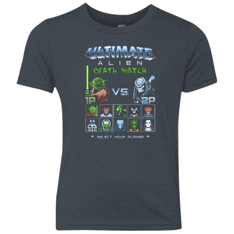 T-Shirts Vintage Navy / YXS Alien Death Match Youth Triblend T-Shirt