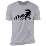 T-Shirts Heather Grey / YXS Alien Evolution Boys Premium T-Shirt