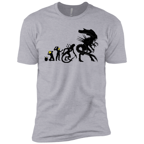 T-Shirts Heather Grey / YXS Alien Evolution Boys Premium T-Shirt