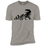 T-Shirts Light Grey / YXS Alien Evolution Boys Premium T-Shirt