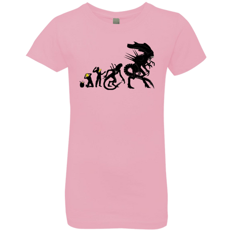 T-Shirts Light Pink / YXS Alien Evolution Girls Premium T-Shirt
