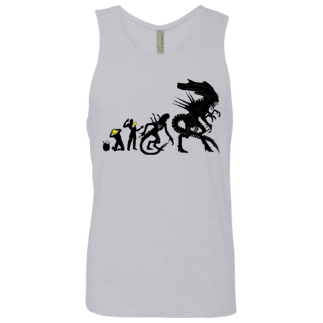 T-Shirts Heather Grey / Small Alien Evolution Men's Premium Tank Top