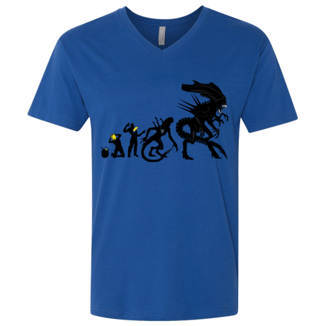 T-Shirts Royal / X-Small Alien Evolution Men's Premium V-Neck