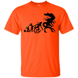 T-Shirts Orange / Small Alien Evolution T-Shirt