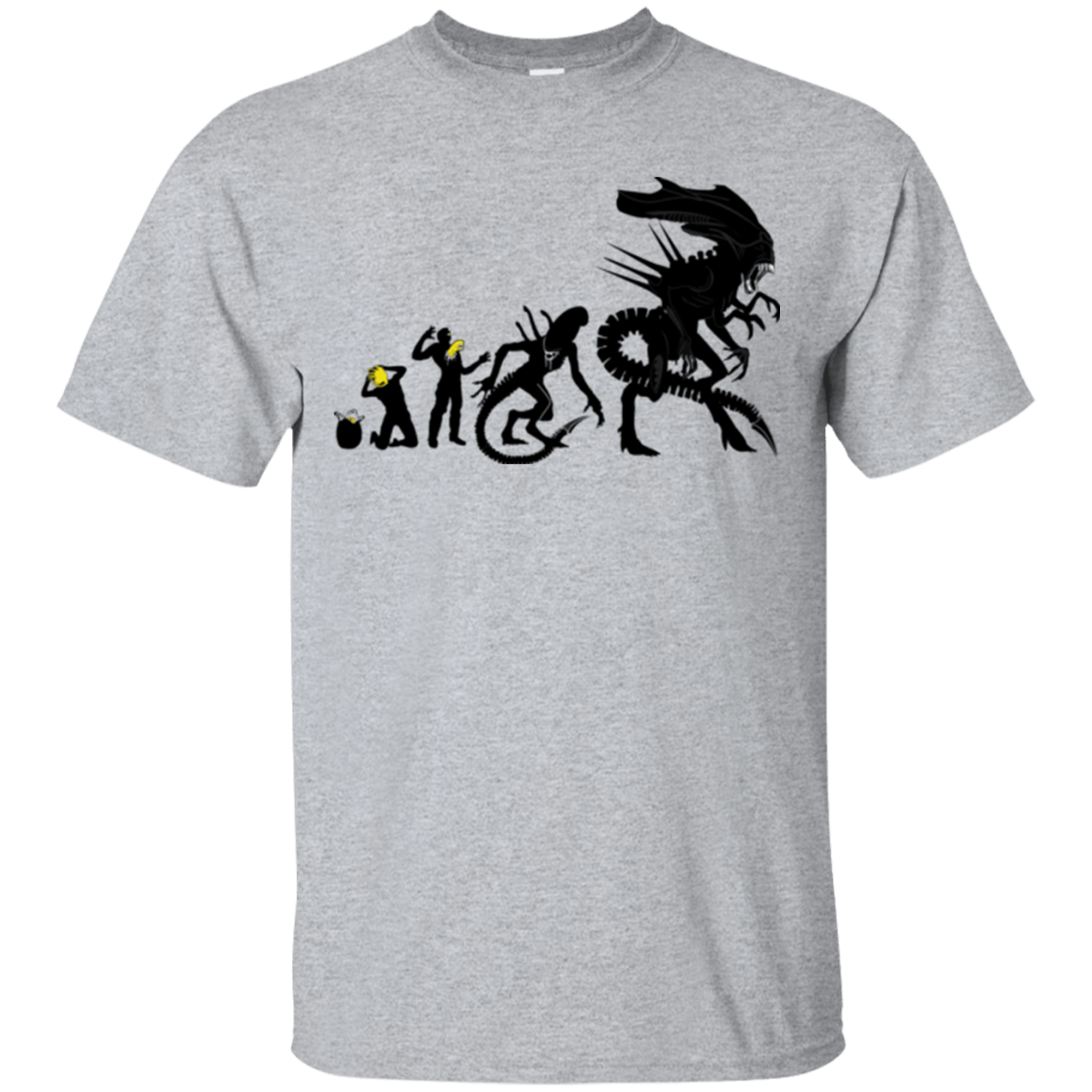 T-Shirts Sport Grey / Small Alien Evolution T-Shirt