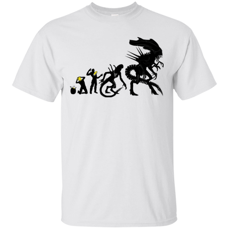 T-Shirts White / Small Alien Evolution T-Shirt