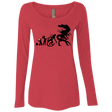 T-Shirts Vintage Red / Small Alien Evolution Women's Triblend Long Sleeve Shirt