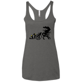 T-Shirts Premium Heather / X-Small Alien Evolution Women's Triblend Racerback Tank