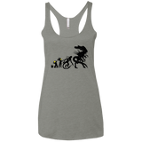 T-Shirts Venetian Grey / X-Small Alien Evolution Women's Triblend Racerback Tank