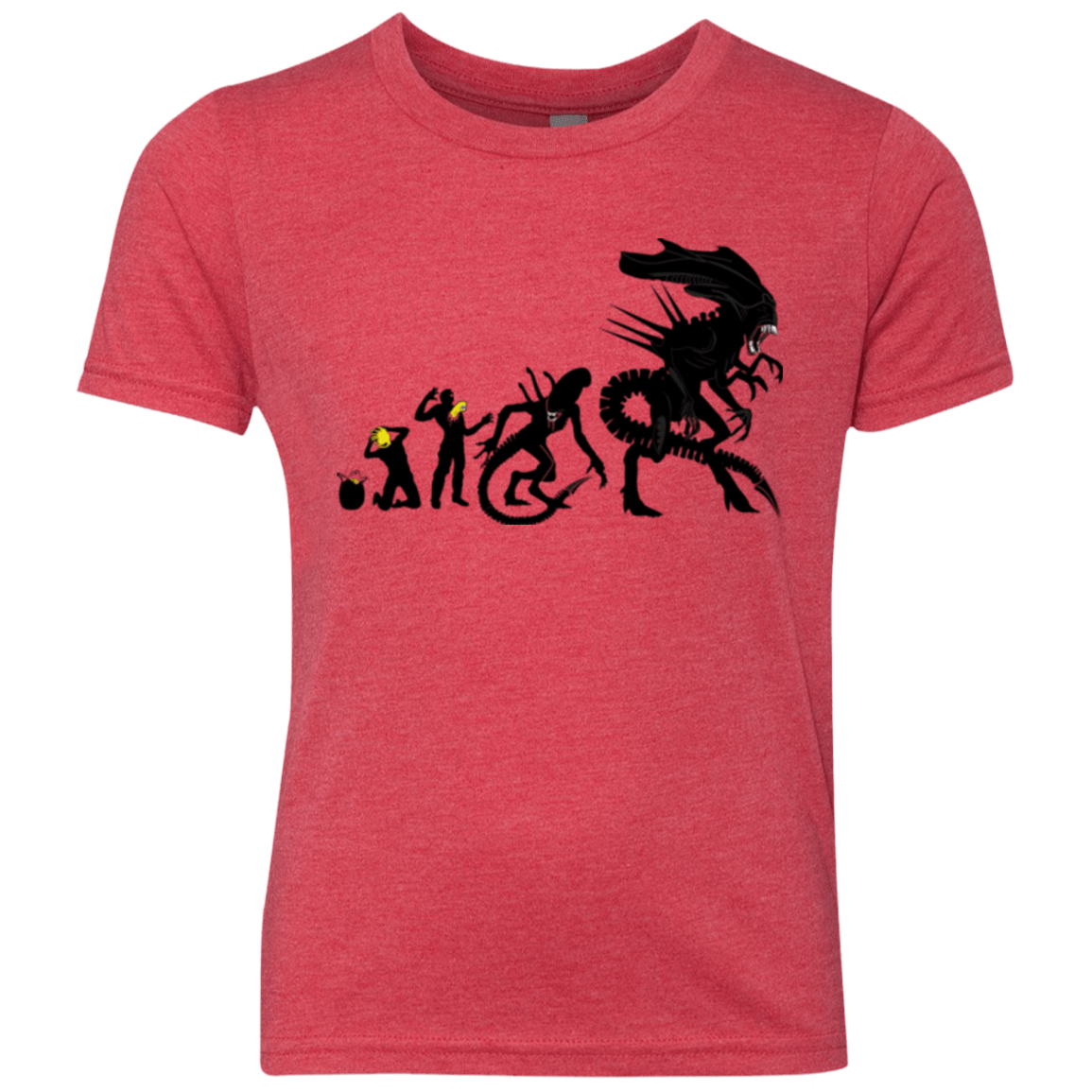 T-Shirts Vintage Red / YXS Alien Evolution Youth Triblend T-Shirt