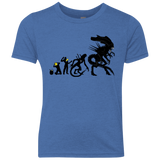 T-Shirts Vintage Royal / YXS Alien Evolution Youth Triblend T-Shirt